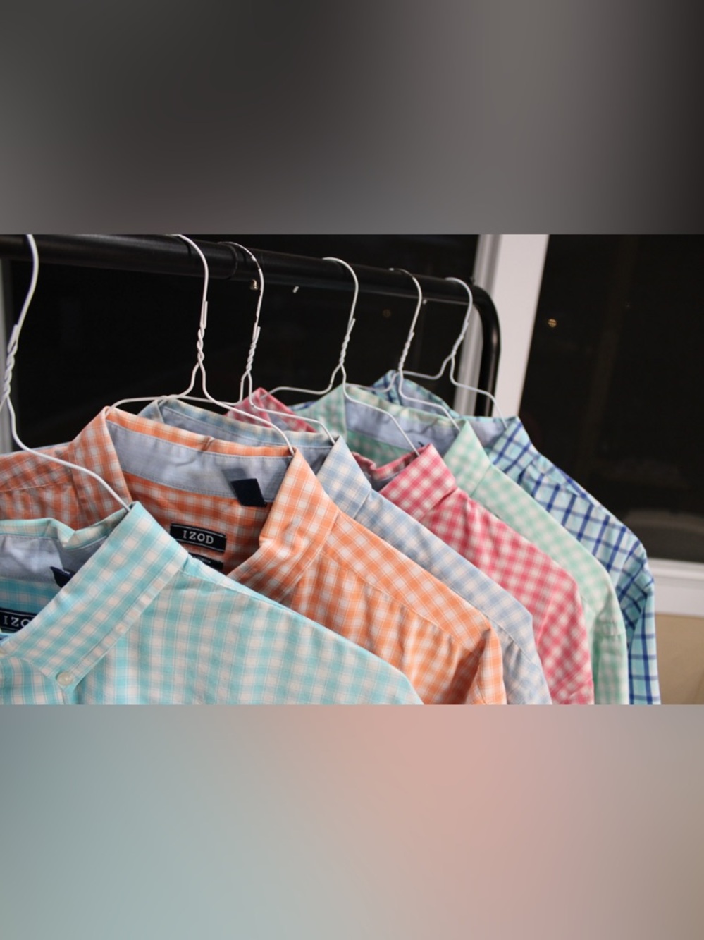 IZOD Men’s Button Down Shirt Bundle XXL Plaid Short Sleeve Casual Shirts - Picture 2 of 7